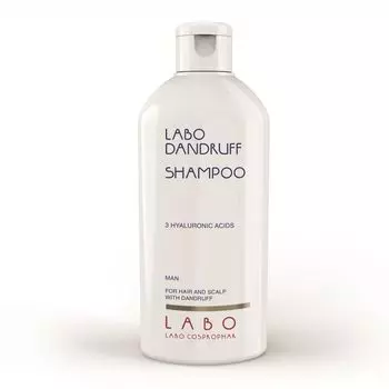 Шампунь против перхоти с 3 гиалуроновыми кислотами для мужчин dandruff shampoo for man Labo, 200 мл