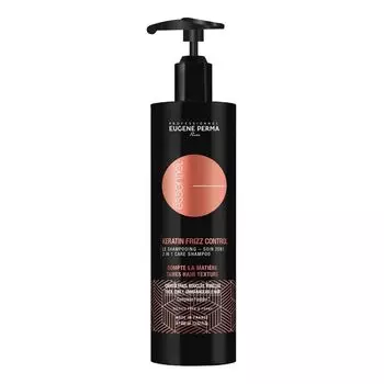 Шампунь против вьющихся волос Keratin Frizz Control 2 En 1 Champ - Acondicionador Essentiel, 400 мл