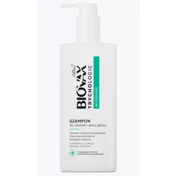 Шампунь против выпадения волос Biovax Trychologic стимулирует рост волос, придает объем