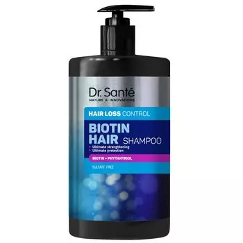 Шампунь против выпадения волос с биотином Dr. Sant Biotin Hair, 1000 мл