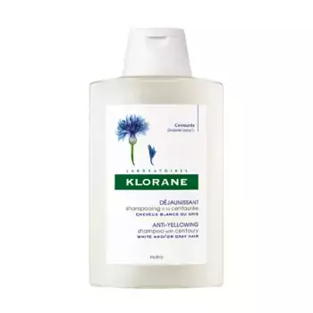 Шампунь против желтизны Centaurea Anti-Yellowing Shampoo Klorane, 200 ml