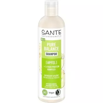 Шампунь Pure Balance Organic Apple с комплексом 3-кратных протеинов Sante Naturkosmetik