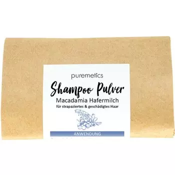 Шампунь puremetics Shampoo-Pulver Macadamia Hafermilch, 50 g