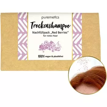 Шампунь puremetics Trockenshampoo Red Berries, Refill / 100 g