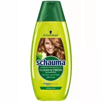 Шампунь с яблоком и крапивой для нормальных волос 400мл Schauma Clean & Fresh Shampoo