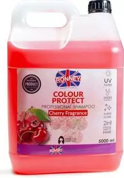 Шампунь с вишней для окрашенных волос, 5000 мл Ronney