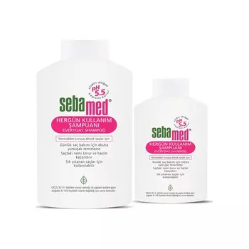 Шампунь Sebamed для ежедневного использования, 400 мл + 200 мл