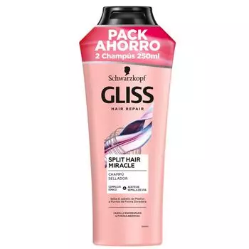Шампунь Split Miracle Champ Sellador Gliss, 2 x 250 ml