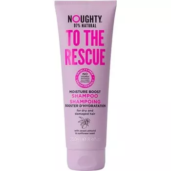 Шампунь To The Rescue Moisture Boost 97% натуральный безсульфатный веганский уход за волосами 250 мл, Noughty