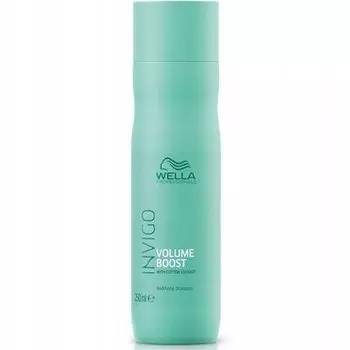 Шампунь Wella Invigo Volume Boost придает объем редким и тонким волосам, утолщает и приподнимает у корней, 250 мл