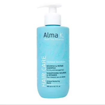 Шампунь восстанавливающий питательный для волос, 300 мл Alma K.