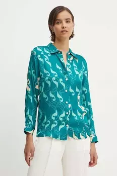 ШАНДЕЛЬ рубашка La Petite Franaise, бирюзовый