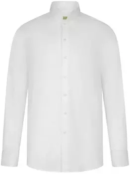 Shanghai Tang рубашка с воротником-стойкой, белый