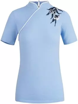 Shanghai Tang верх ципао, синий