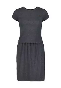 ShannaAK Платье-рубашка ALIFE AND KICKIN, цвет Moonless Melange