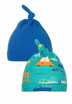 Шапка 2 PACK MINOTI, цвет green blue