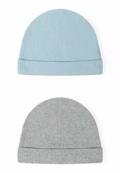 Шапка 2 PACK MINOTI, цвет grey blue