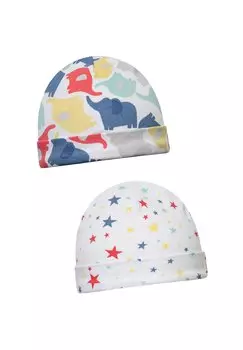 Шапка 2 PACK MINOTI, цвет white