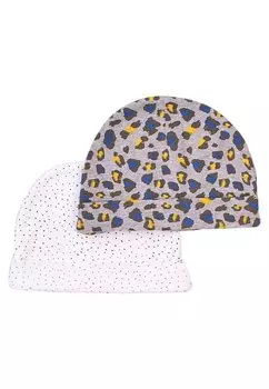 Шапка 2 PACK MINOTI, цвет white/grey