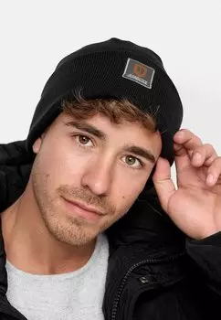 Шапка 2 Pack Vulcano INDICODE JEANS, верблюжье-черная