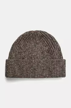 Шапка Abercrombie & Fitch, коричневый