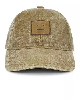 Шапка Acne Studios Cunov Canvas, цвет Khaki Beige