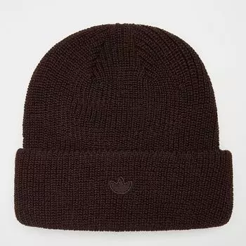 Шапка adicolor Short Beanie adidas Originals, цвет shadow brown