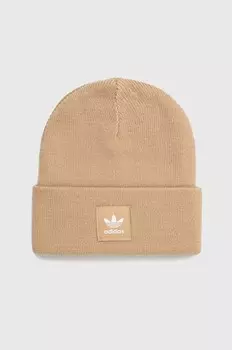 Шапка Adidas Originals, бежевый
