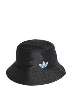 Шапка adidas Originals, черная кремово-белая.