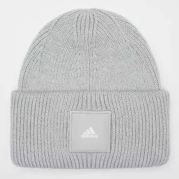 Шапка adidas Originals Wid Cuff Beanie, серый