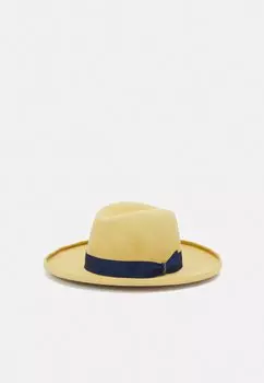 Шапка ALESSANDRIA RASATO TESA LARGA DORSE UNISEX Borsalino, цвет banana