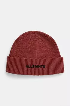 Шапка Allsaints, красный