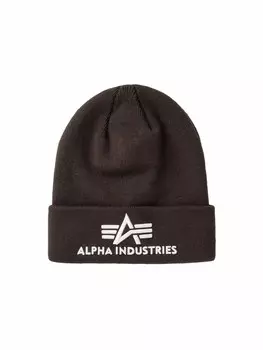 Шапка ALPHA INDUSTRIES Beanie, цвет Chocolate