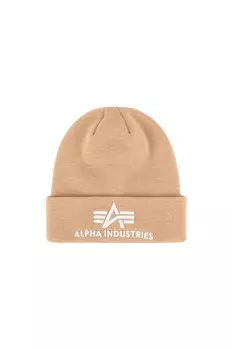 Шапка ALPHA INDUSTRIES Beanie Headwear, бежевый