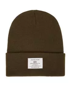 Шапка ALPHA INDUSTRIES Essential, оливковый