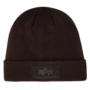 Шапка Alpha Industries VLCBeanie, коричневый