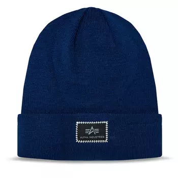 Шапка Alpha Industries X-FitBeanie, синий