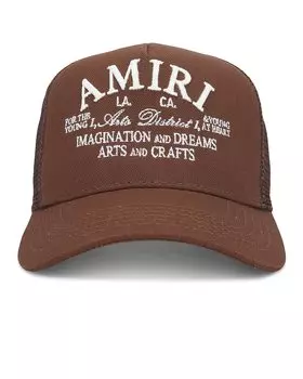 Шапка Amiri Arts District Trucker, цвет Acorn