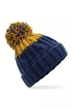 Шапка Apres с манжетами Beechfield, темно-синий