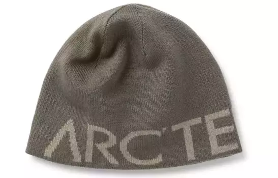 Шапка Arcteryx, серый / кофейный
