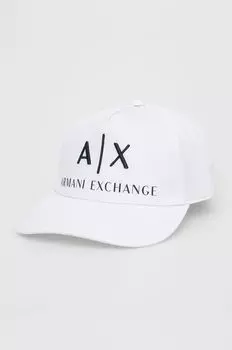 Шапка Armani Exchange, белый