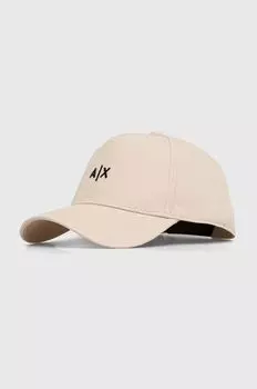 Шапка Armani Exchange, бежевый