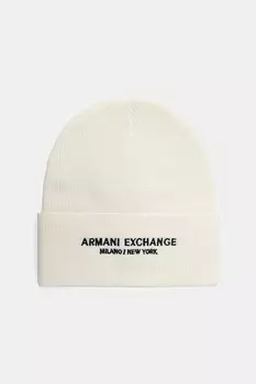 Шапка Armani Exchange, бежевый