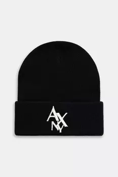 Шапка Armani Exchange, черный