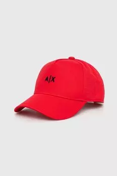 Шапка Armani Exchange, красный
