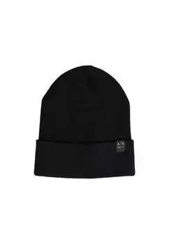 Шапка Armani Exchange с логотипом, черный