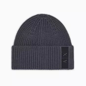 Шапка Armani Exchange, серый