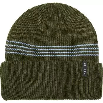 Шапка Autumn в полоску, зеленый