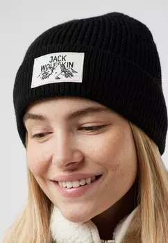Шапка BADGE Jack Wolfskin, черный