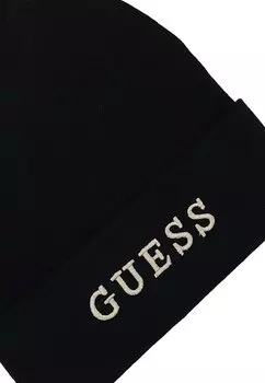 Шапка BEANIE Guess, черный